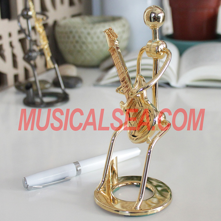 metallic figurine